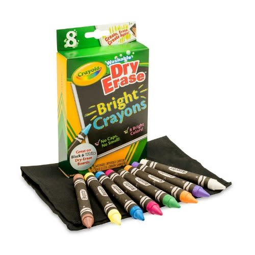 Dry-erase Crayons - Bright Colours - 8pcs