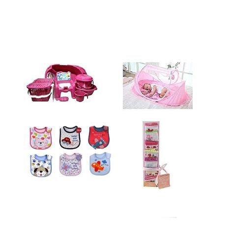 Baby Bath Set  Plus Baby Bed Baby Bib And Socks