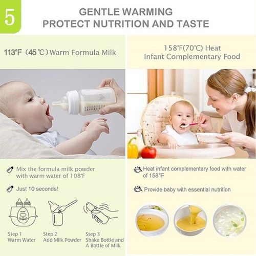 Baby Food Milk Bottle Warmer Sterilizer Thermostat Heater