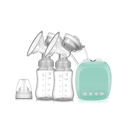 Electric Breast Pump Postpartum Double Breast Pump With Milk Bottle Nipple Extractor For Baby Breastfeeding