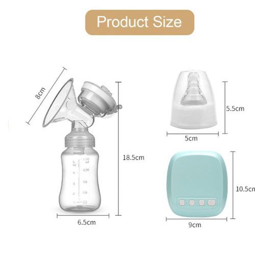 Electric Breast Pump Postpartum Double Breast Pump With Milk Bottle Nipple Extractor For Baby Breastfeeding