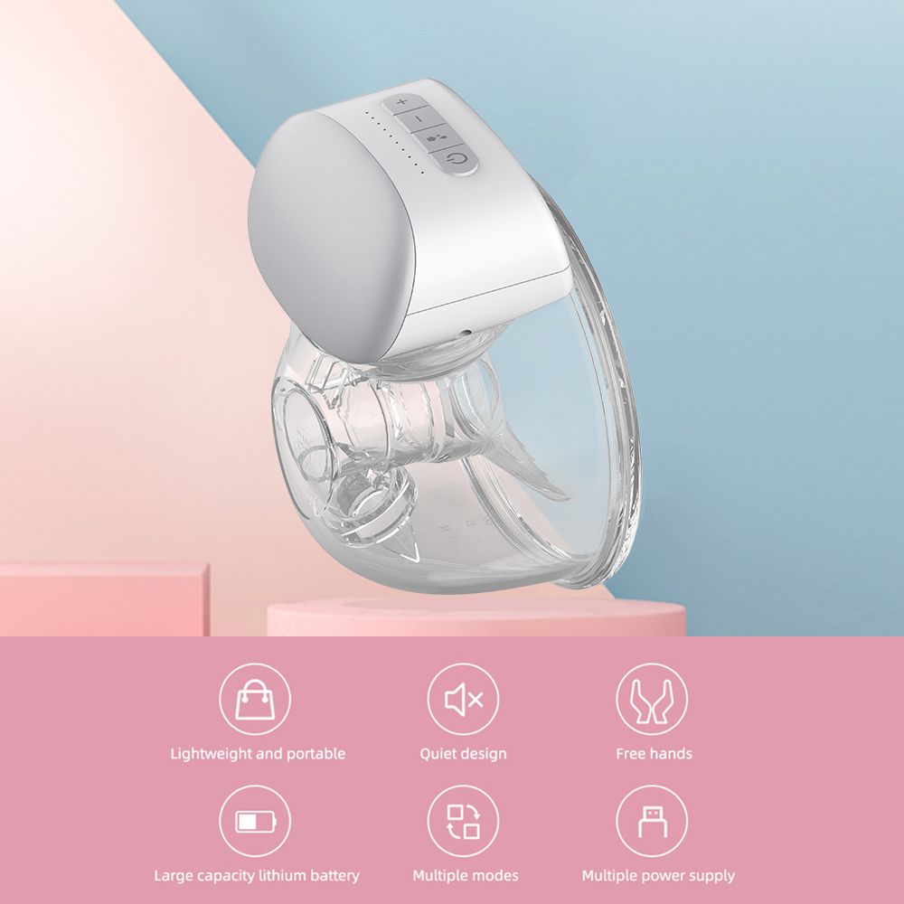BB-P1 Wearable Electric Breast Pump 240ml,28mm Flange,1 Set