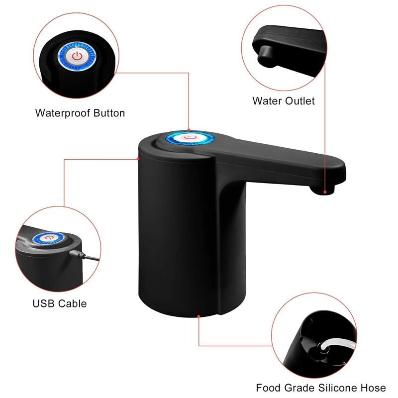 Water Dispenser 5 Gallon - Water Pump for 5 Gallon  Water Jug Pump USB Rechargeable Universal Automatic
