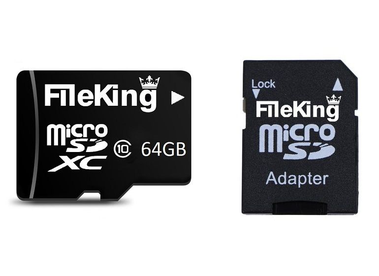 64GB Micro SD Memory Card + Free Adapter