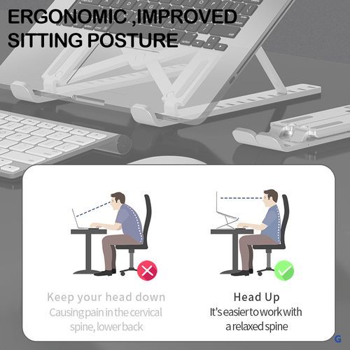10 Steps Laptop Stand