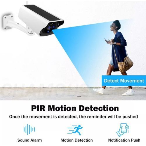 Wireless CCTV Camera Solar Wifi HD 1080P Outdoor IP Camera