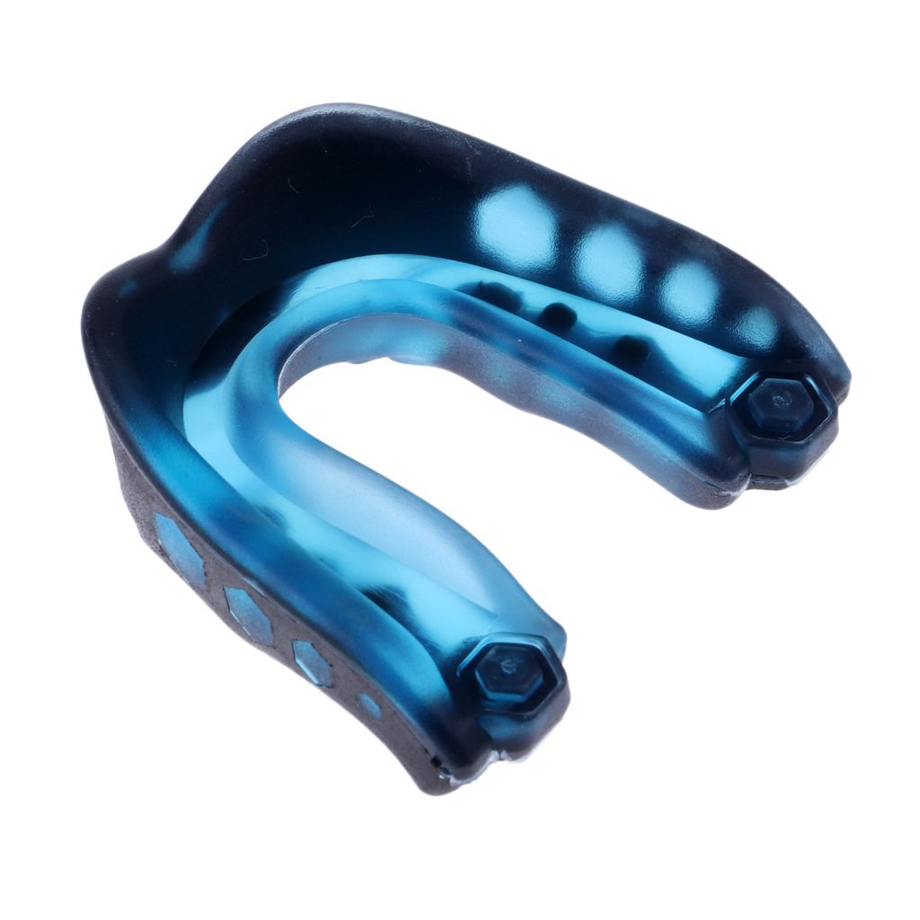 Adults Youth Mouth Guard Gum Shield Boxing Football Teeth Blue
