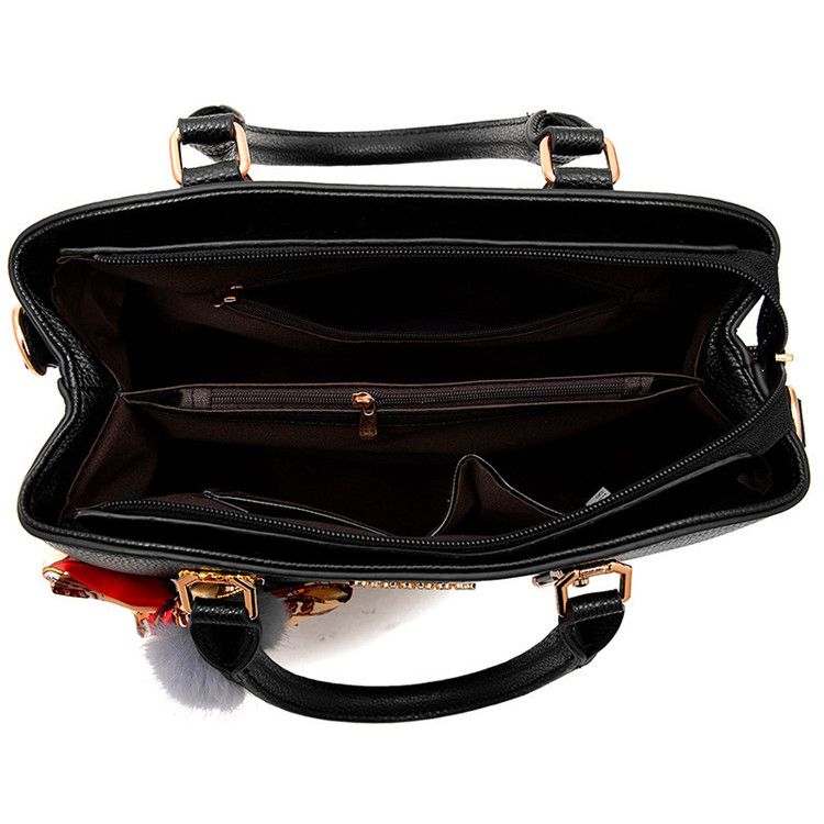 Women Bag Crossbody Bag Handbag Ladies Sling Purse Female Shoulder Bag Wallet - Black