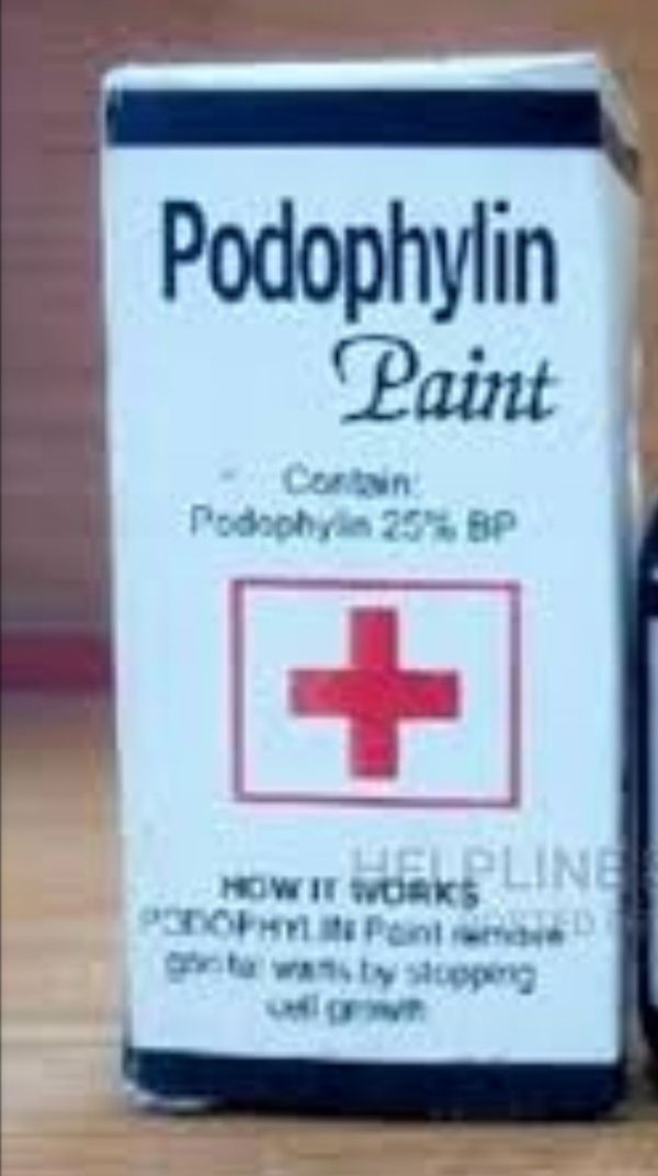 Podophyllin Paint For Removal Stubborn Genital Wart