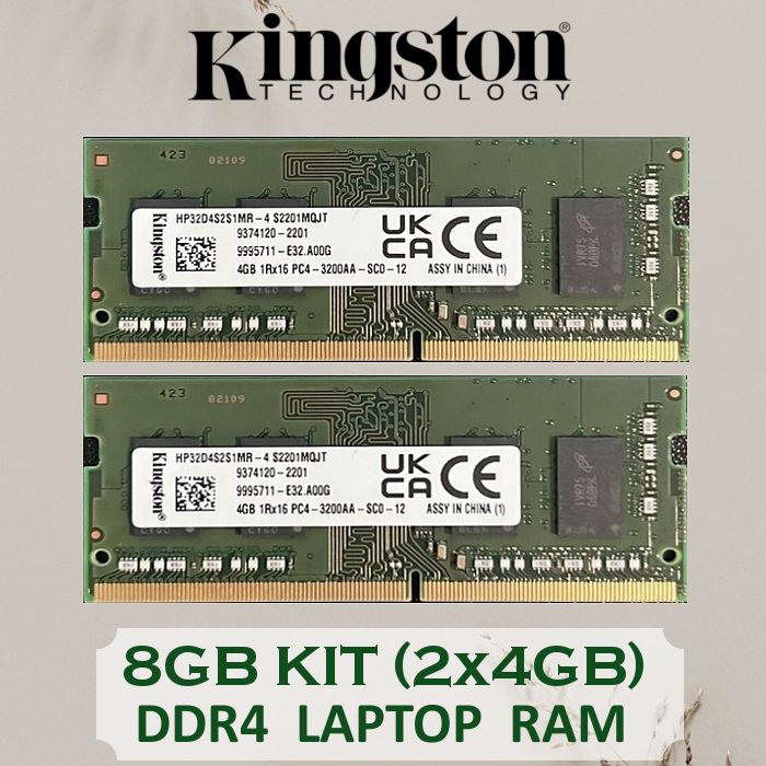8GB KIT (2x4GB) DDR4 Laptop Memory RAM