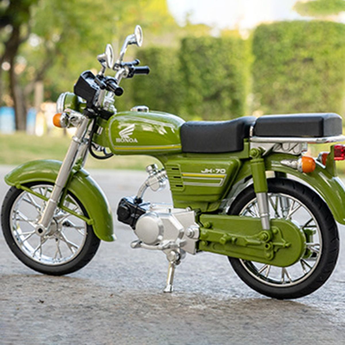 Motorcycle Model 1  12 Scale Vehicle Car Toy Motorcycle Model Green