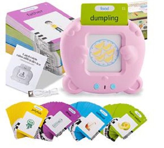 Early Learning Kids Pocket Vocab Talking Flash Cards  - Rechargeable