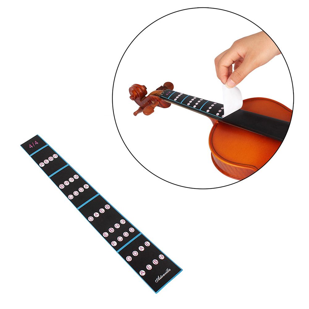4/4 Violin Fiddle Finger Guide Fingerboard Sticker Label