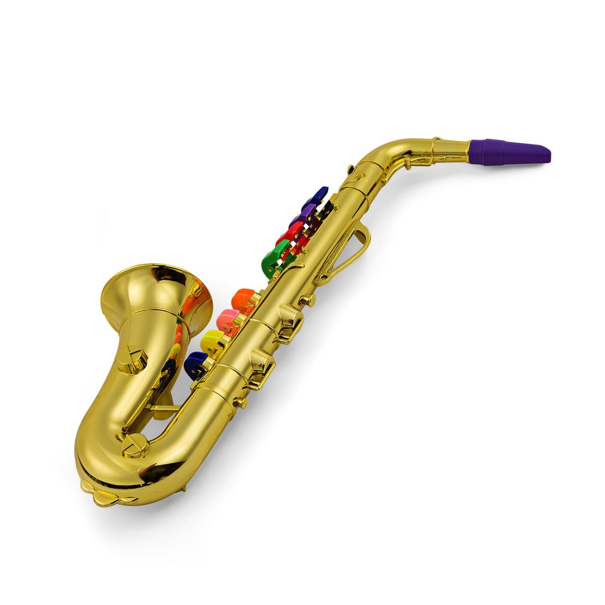 Saxophone Kids Musical Wind Instruments ABS Metallic Gold