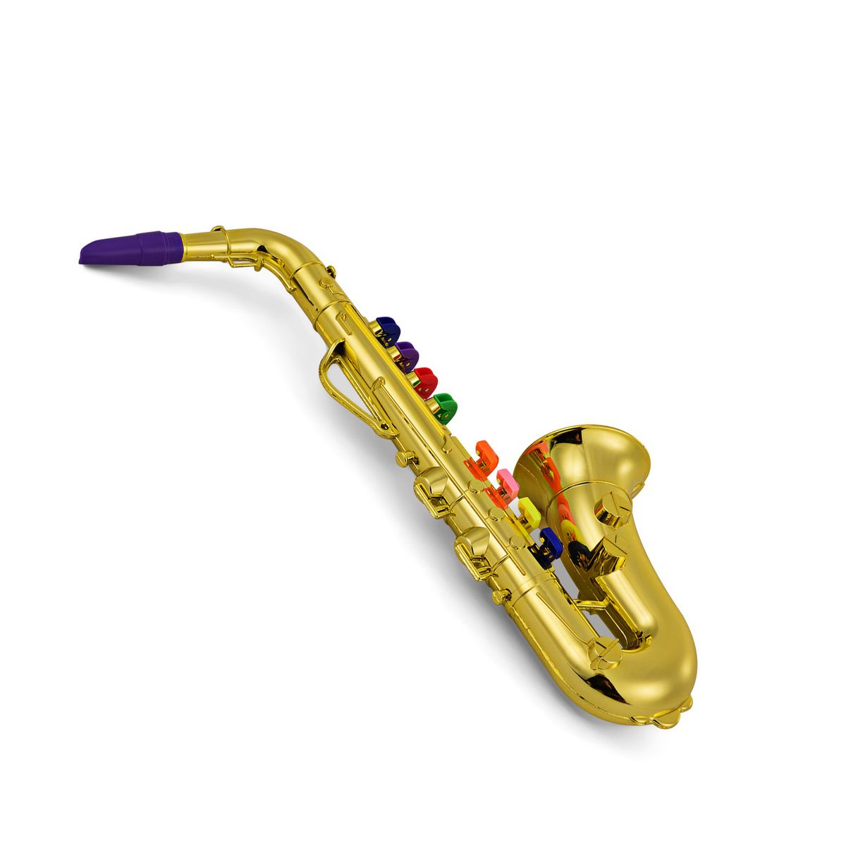 Saxophone Kids Musical Wind Instruments ABS Metallic Gold