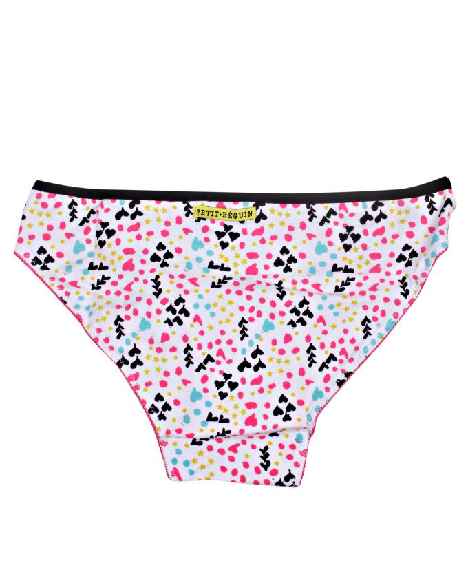 2pcs Bow Pant  for Girls- White/Multi