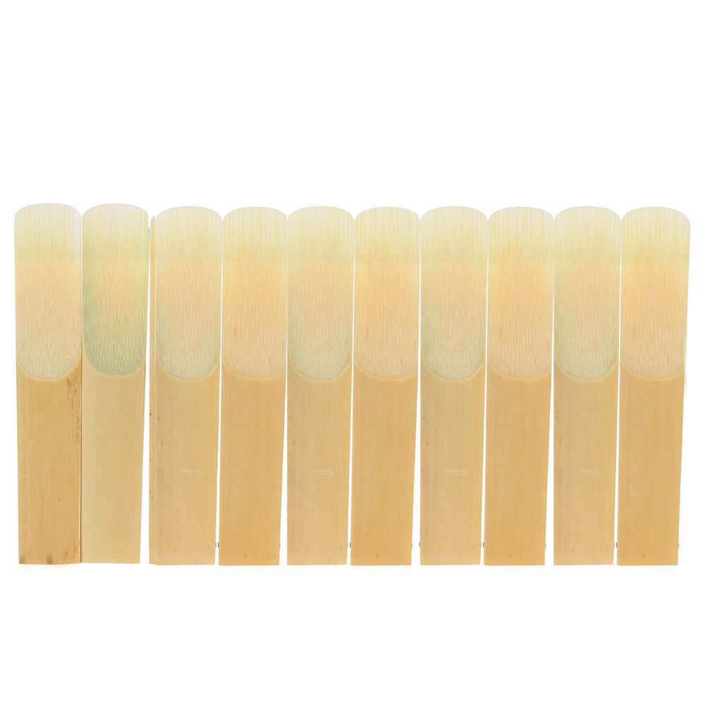 Ammoon 10-pack Pieces Strength 2.5 Bamboo Reeds For Bb