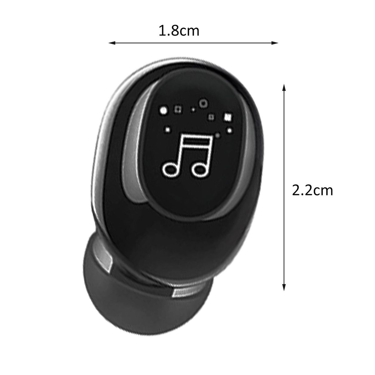 F911 Wireless Earbud Barrier-free High Fidelity-Black