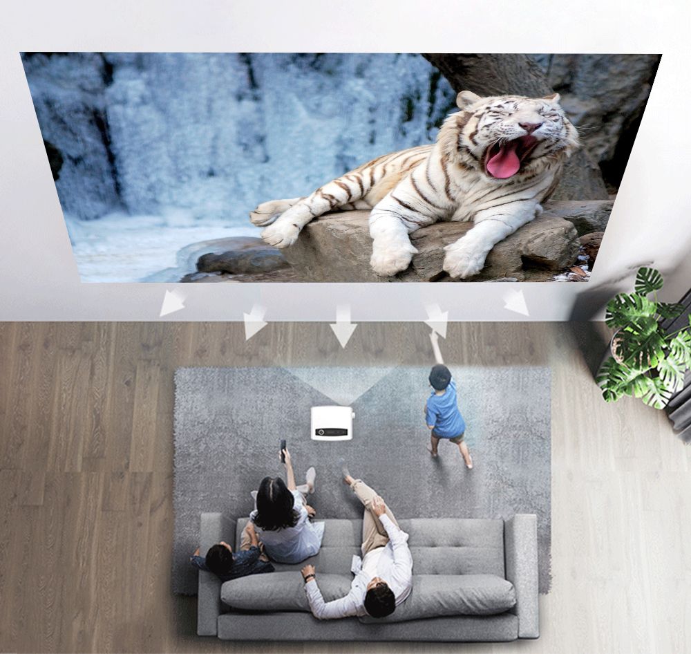 Full HD WiFi Android Smart Phone Projector Projector 1920 X 1080P LED Video Home Cinema 3D Beamer