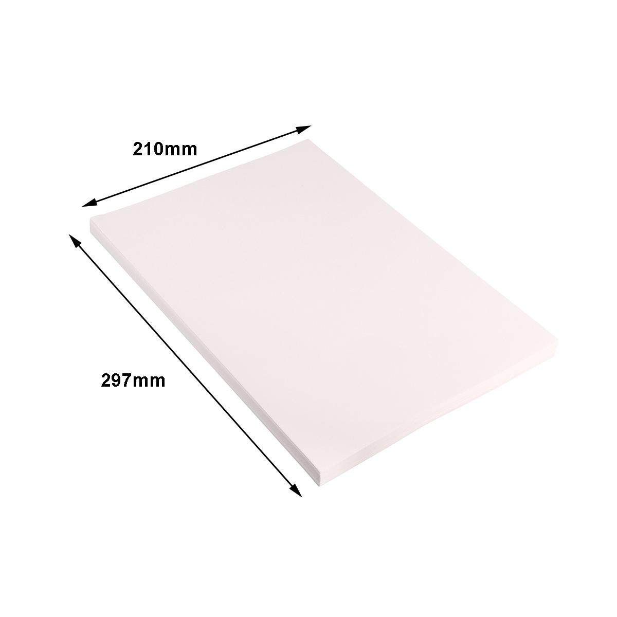 100PCS A4 Heat Transfer Paper Light T-Shirt Inkjet-Printer Iron On Heat Press