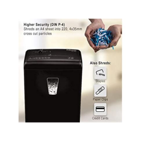 Powershred 8 Sheet Cross-Cut Personal Paper Shredder + Safety Lock