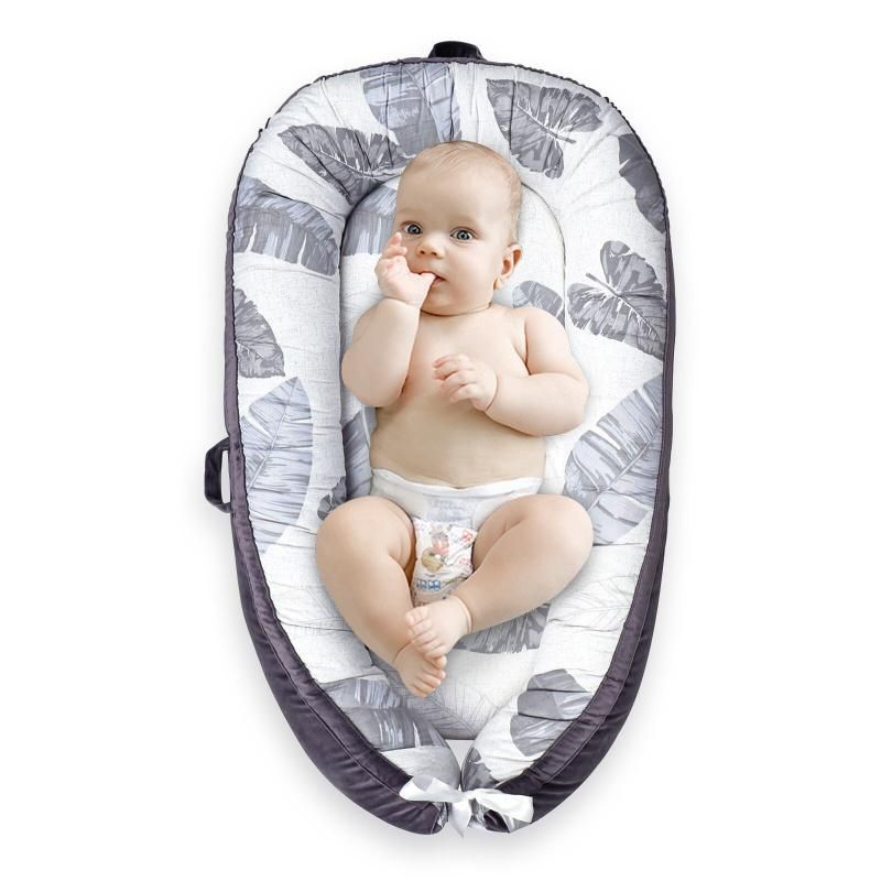 Baby Lounger Nest Portable Breathable Cotton Bassinet Bed