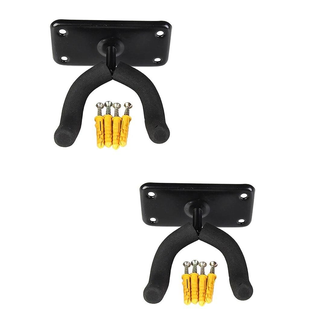 2Pcs Skateboard Hanger Skateboard Hooks Base Support Holder with Hooks for Skateboard Guitar Storage