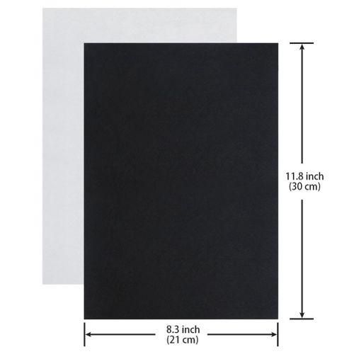 Black Adhesive Back Felt Sheets Fabric Sticky