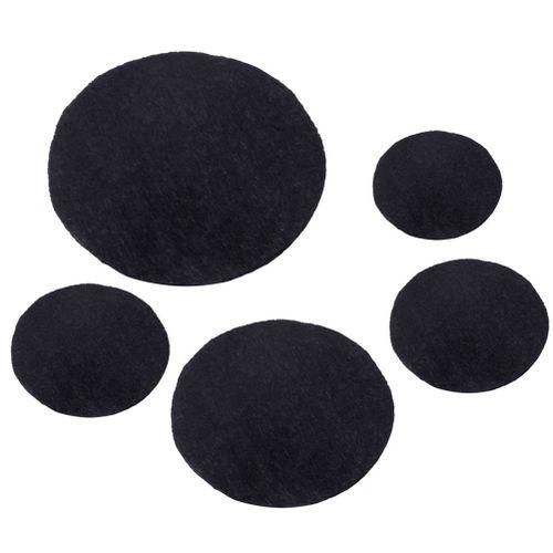 Black Adhesive Back Felt Sheets Fabric Sticky