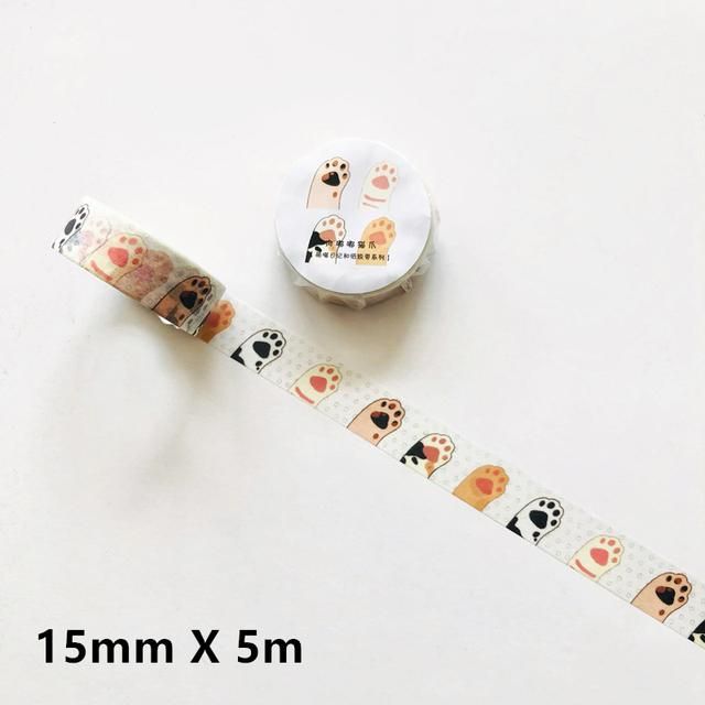 6 rolls Adhesive Paper Washi Tape Masking Tape DIY Scrapbooking Stick Label