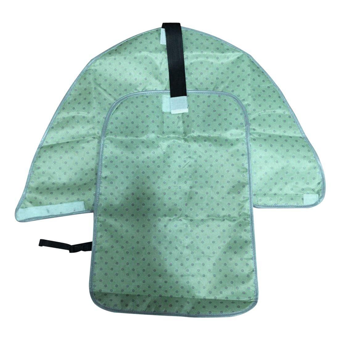 Green wave point 3-in-one folding baby diaper pad baby