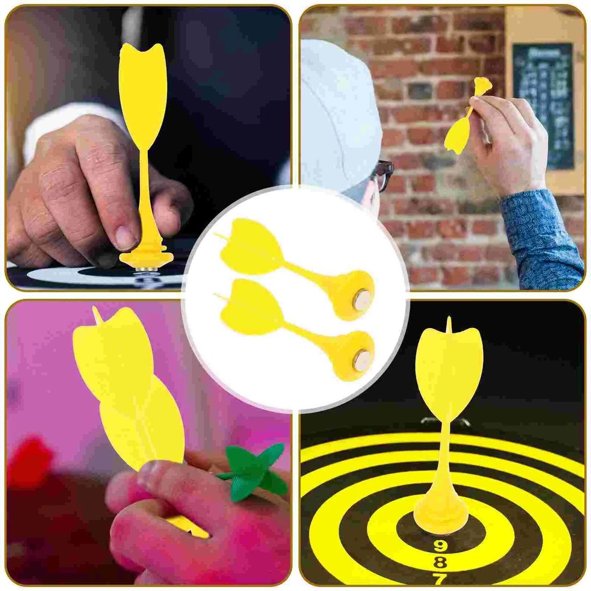 10pcs Magnetic Safe Magnet Replacement Dart For Outdoor Games Boys Gift ( )