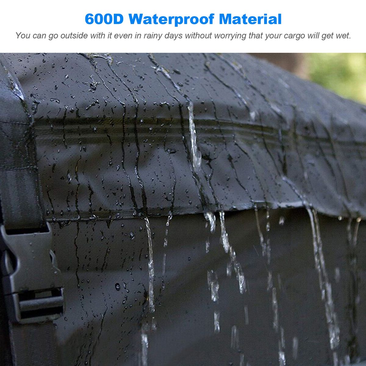 600D Waterproof Cargo Bag Car Roof Cargo Carrier Universal
