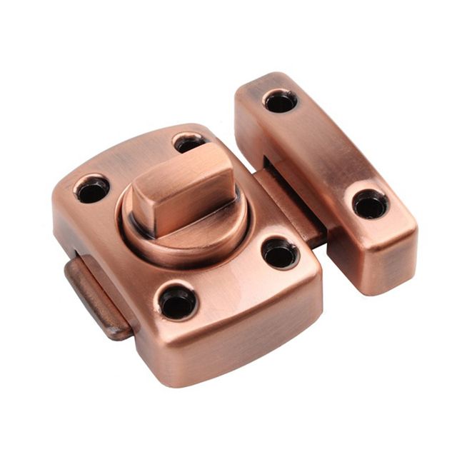 2pcs Universal Zinc Alloy Sliding Door Gate Latch Bolt