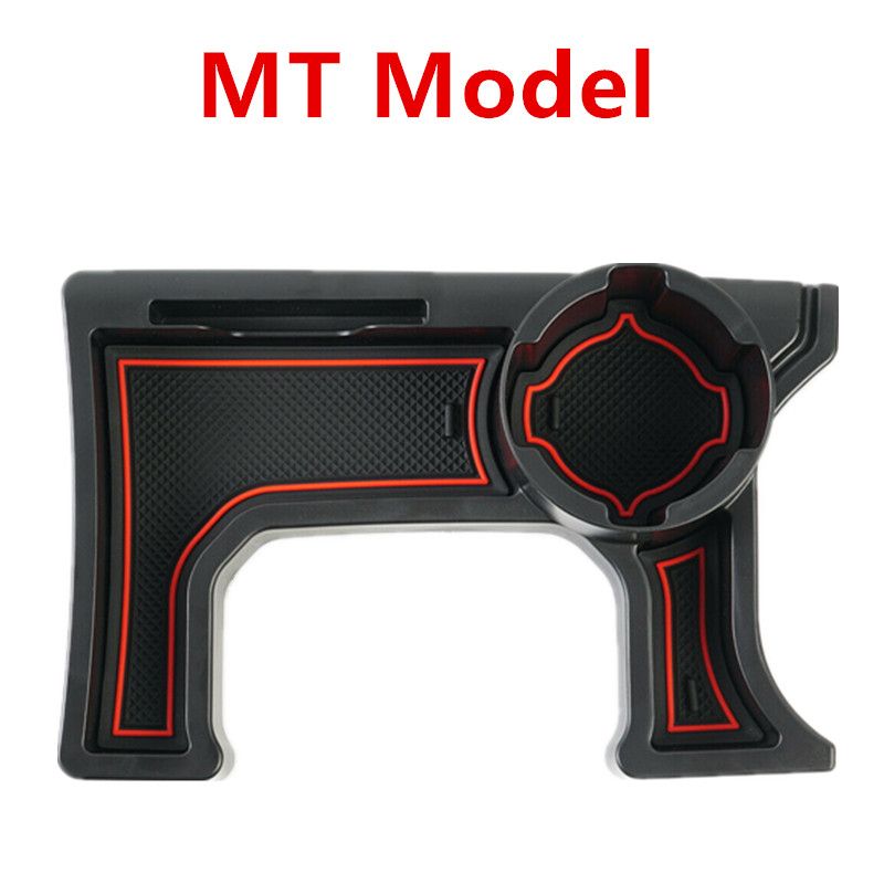 For Suzuki 2019 2020 Car Center Console Cup Phone Card Holder Storage Box Gear Shift Tray Organizer AT/MT Model MT Model-Red