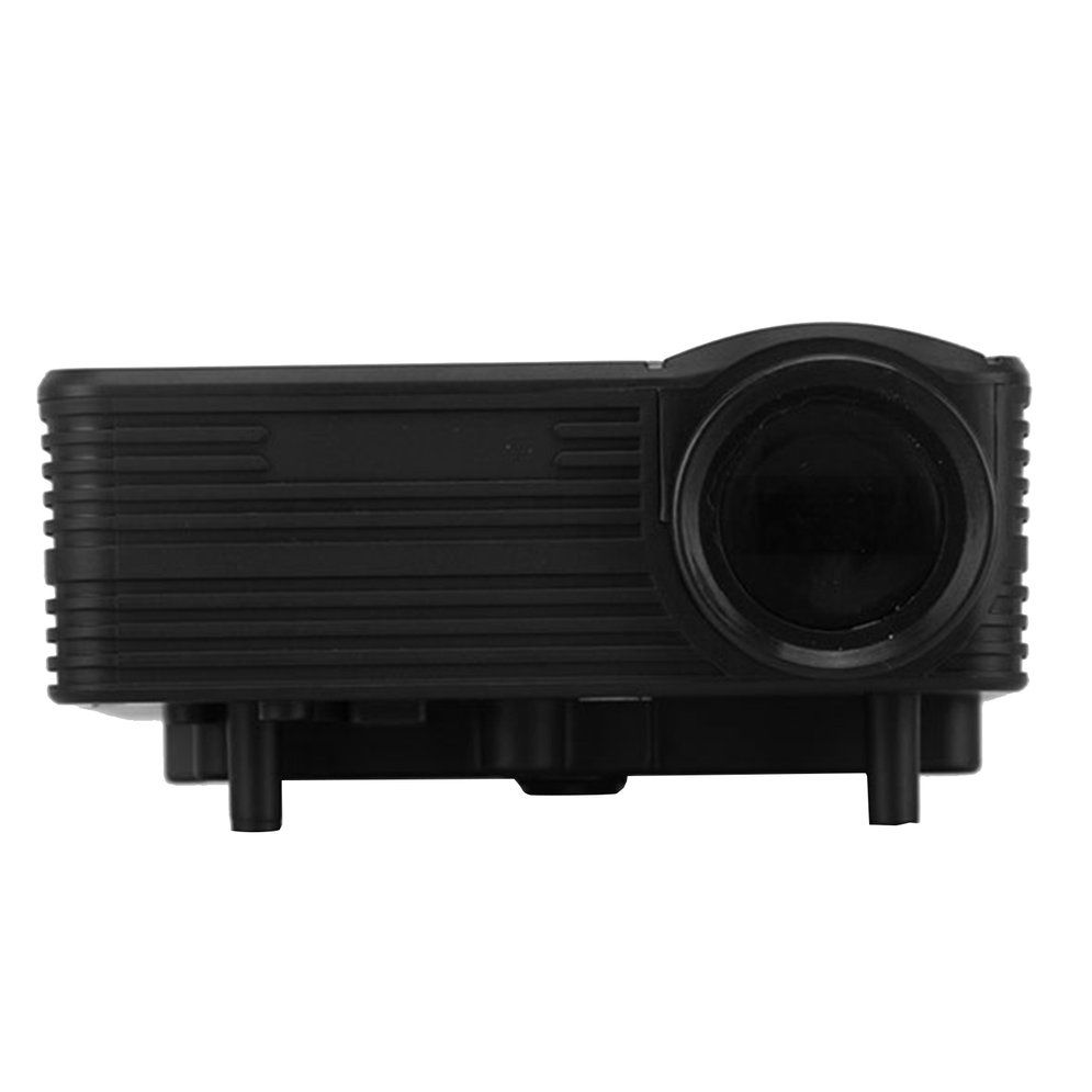 H80 Projector  Portable Mini 640x480 Pixels Full HD 0 Brighter And Clear LED Projector Video Home Cinema Theater Black
