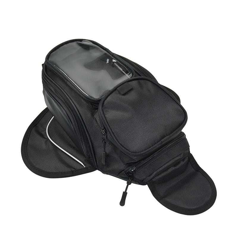 Motorcycle Tank Bag Magnetic Motorbike Panel Bag Waterproof  Black