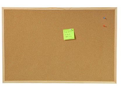 Wall Mounted Cork Board Wood Hanging Message Board