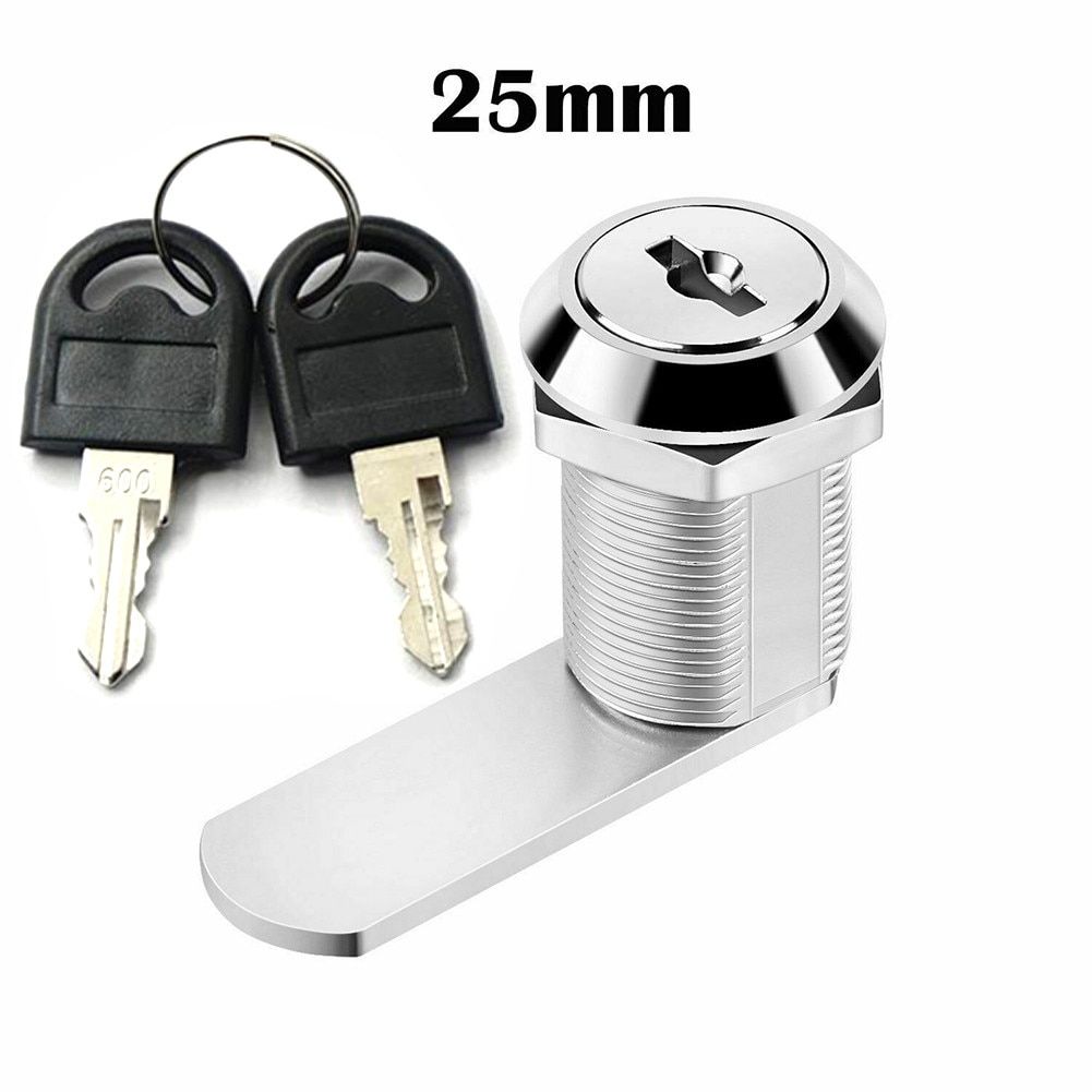 Door Lock For Cabinet Mailbox Barrel Drawer Cupboard Locker 16/20/25/30mm+2 Key Cylinder Lock Letterbox Lock File Cabinet Lock