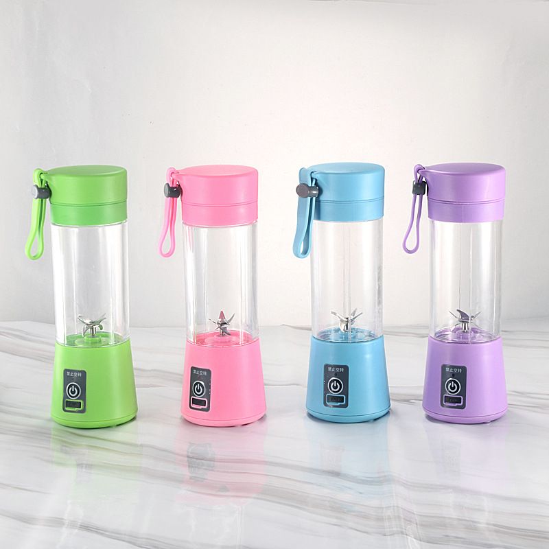(Purple)Portable Fruit Juicer USB Charging Electric Handheld Smoothie Maker Blender Stirring Rechargeable Mini Portable Juice Cup Water DON