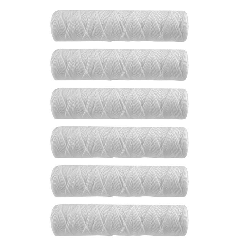10 Micrometre  Wound Sediment Water Filter 6 Pack Sediment FiltrationUniversal