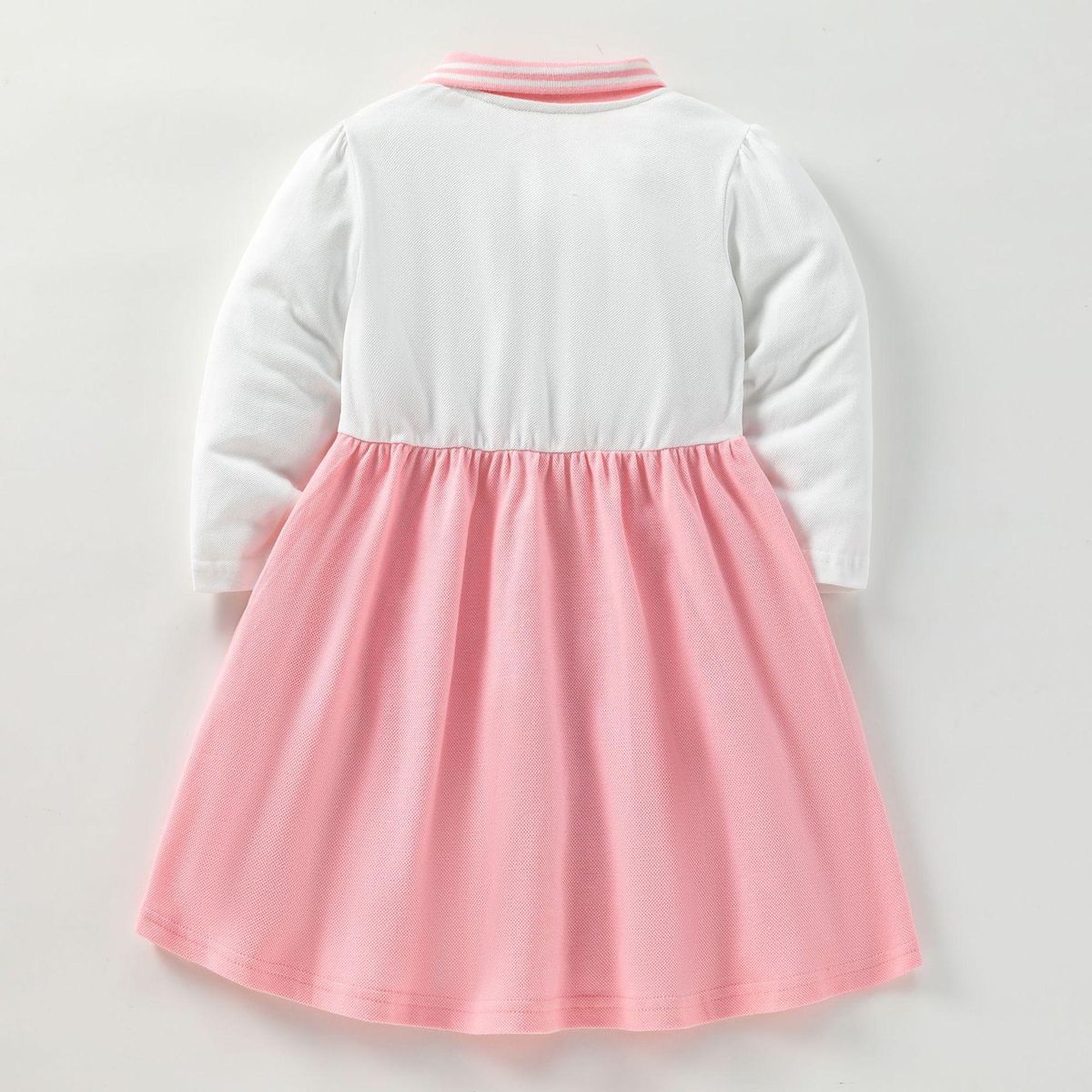 Cross-border direct supply children polo skirt autumn new cotton pleated skirt cute cartoo