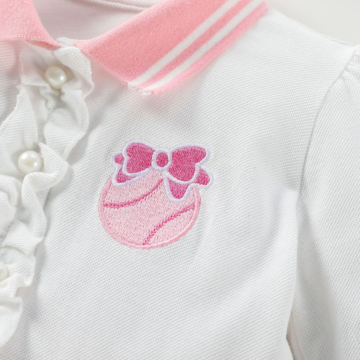 Cross-border direct supply children polo skirt autumn new cotton pleated skirt cute cartoo