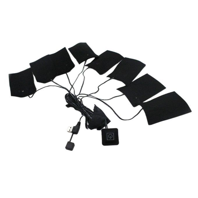 Electric Heating Pads DIY Thermal Clothing Washable Warm 8 In 1