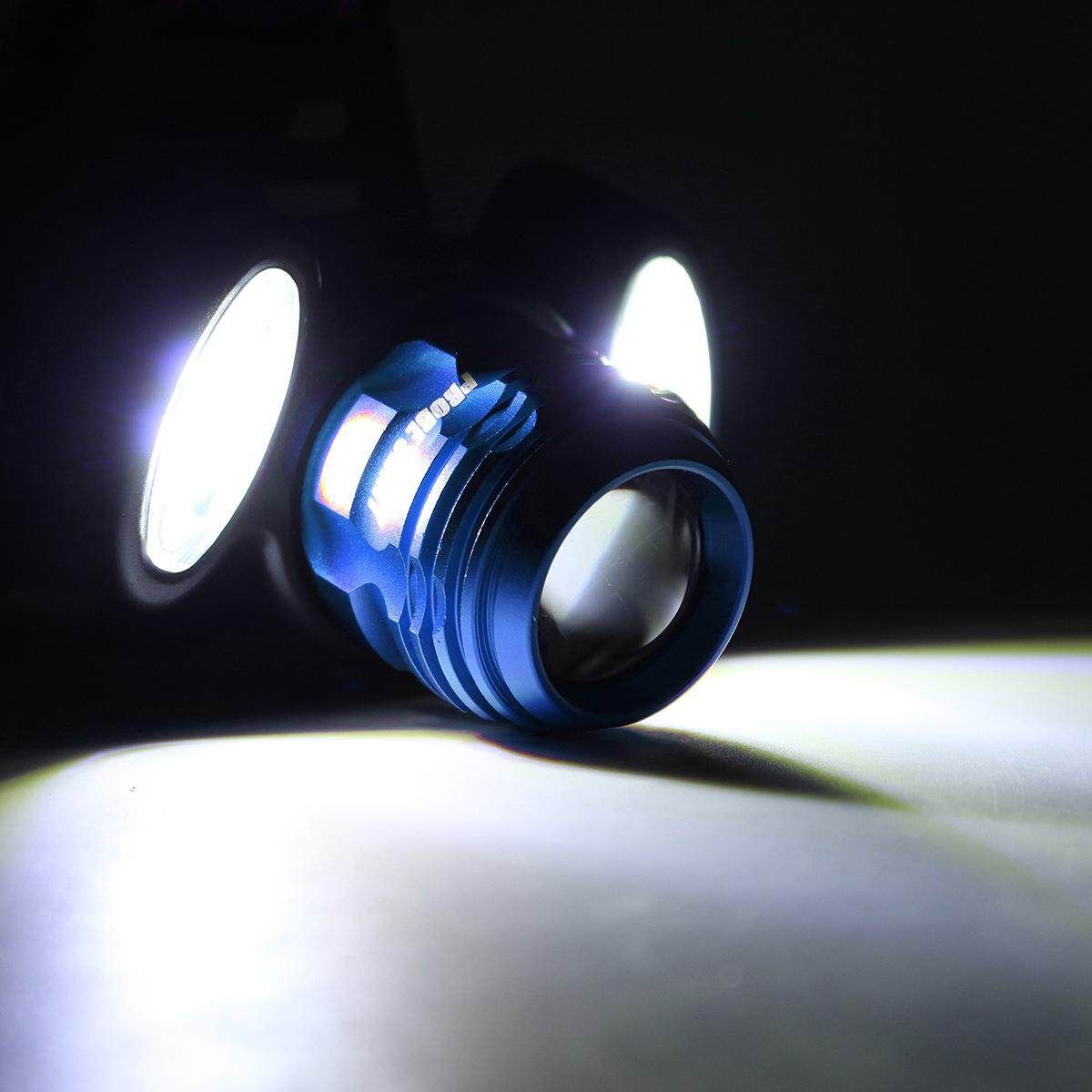 15000LM XML T6 LED 18650 Rechargeable Head Light Torch Blue UK Blue English Code