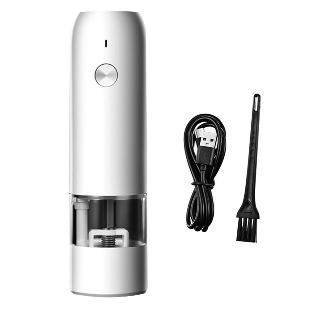 Seasoning Grinder Kitchen Electric Grinding Bottle 6 Speed Adjustable Thickness USB Suitable for Sea Salt Sichuan Pepper