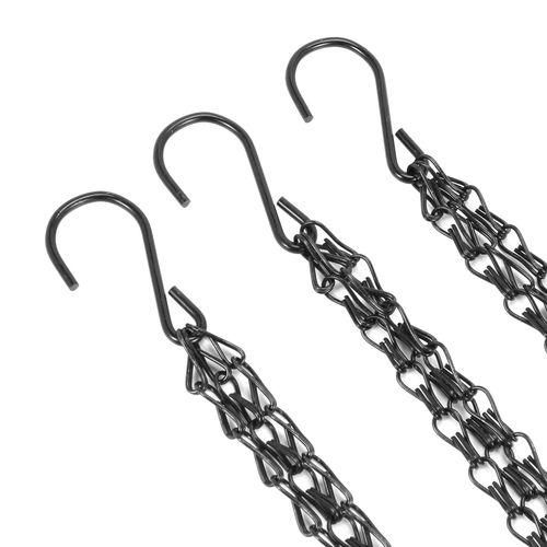 3 Pack 19.7 Inch Hanging Chain,Black, For Bird