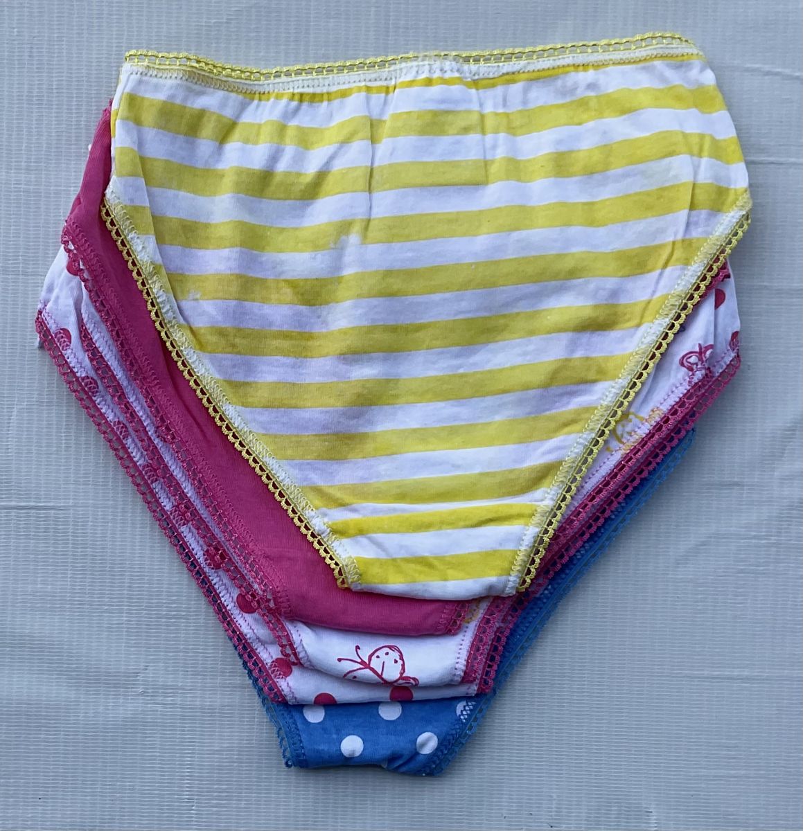 Set Of 5 Multi Dots Girls Pant
