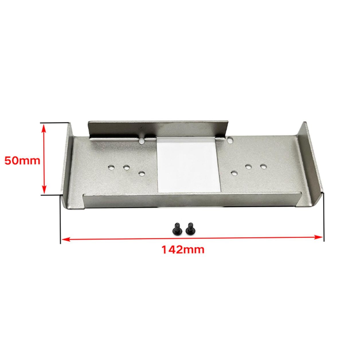 Stainless Steel Second Floor Plate Upper Plate Battery Mount Plate Replacement for Tamiya 1/14 Remote Control Truck Tractor Car Upgrades Parts