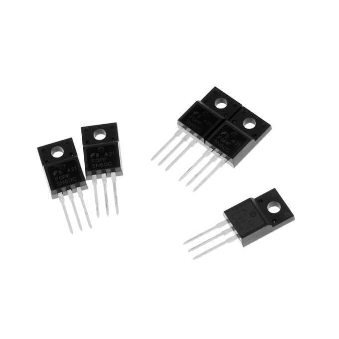 5Pcs 5N60 TO-220 N Channel Power MOSFET Transistor Fast Switching 4